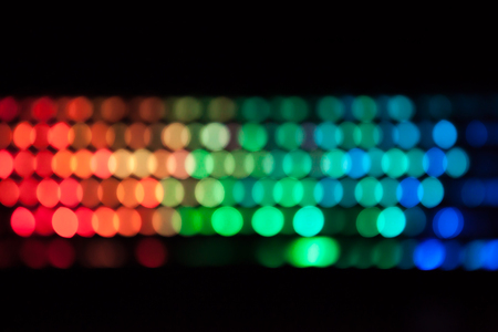 Bokeh illumination Multicolour background Rainbow colorsの写真素材