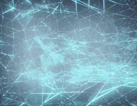 Luxury Futuristic technology transformation background with shine, elements and curve light effect decoration. Futuristic, open Ai, Global Internet connect Ai. Generative AI, illustrationの素材