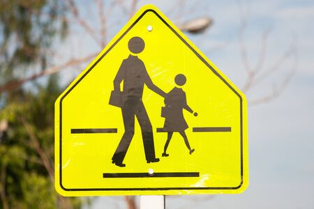 Cross walk sign.の写真素材