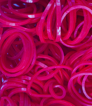 elastic loom bandsの写真素材