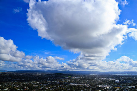 Auckland s Mount Eden New Zealand の写真素材