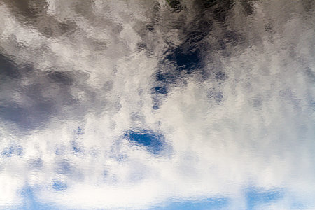 reflection of clould on the water