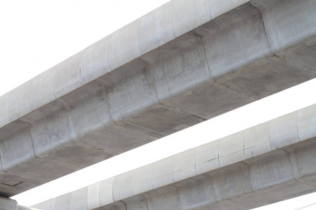 concrete way for electric train