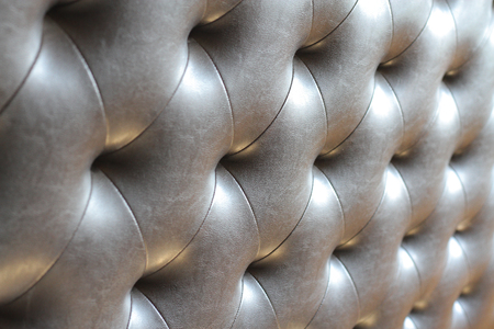 leather seamless tileable background pattern,diamond stitched leather furniture seamless pattern for background or texture.の写真素材