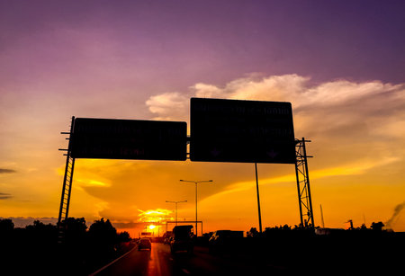 sunset landscape