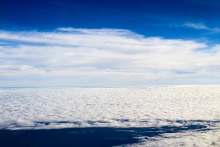 cloudscape abstract background look like glacier on sea