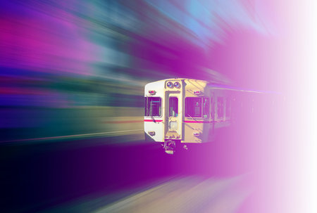 transportation concept : High speed train for business transportation
