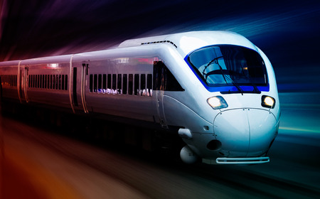 transportation concept : High speed train for business transportationの写真素材