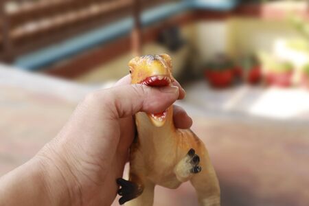 Finger bite by dinosaursの写真素材