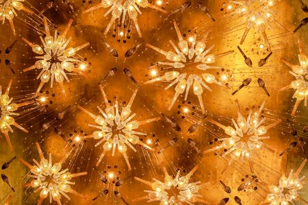 ceiling light for backgroundの写真素材
