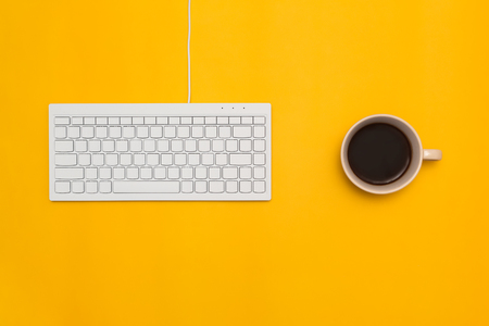 Top view Business desk, marketing and lifestyleの写真素材