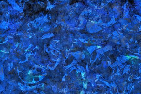 Dark blue, black,abstract texture for designer background. Bright vintage attractive wall surface. Beautiful backdrop. Raster image.Pattern,Wallpaper Screensaver.の写真素材