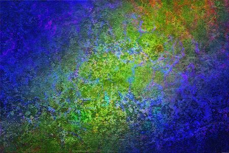 blue and green, rustic grunge background texture for designer. Bright new attractive, glittering, shiny, wall surface. Beautiful backdrop. Raster image.Pattern,Wallpaper, Screensaverの写真素材