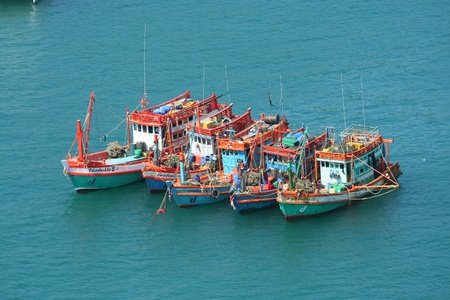 fishing boat, Phuket, Thailandのeditorial素材