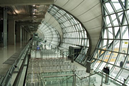 suvarnabhumi airport, International departure gateのeditorial素材