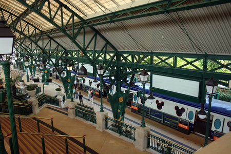 Disneyland Resort train station, hongkong