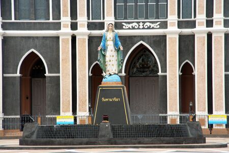 The cathedral of the immaculate conception, Chanthaburi, Thailandの写真素材