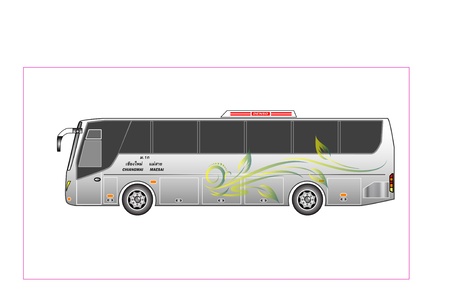 busのイラスト素材