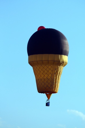 Hot air ballon   icecream ballon  の写真素材