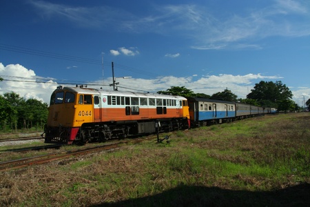 Ge locomotive, chiangmai train stationのeditorial素材