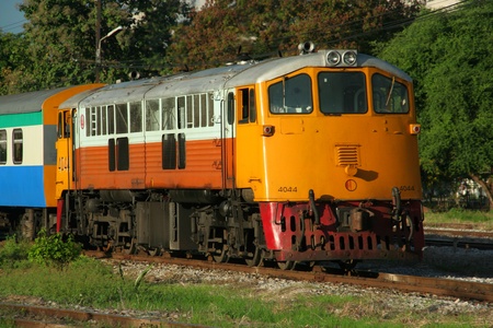 Ge locomotive, chiangmai train stationのeditorial素材