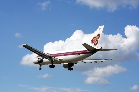thaiairway airbus a300-600  hs-taaのeditorial素材
