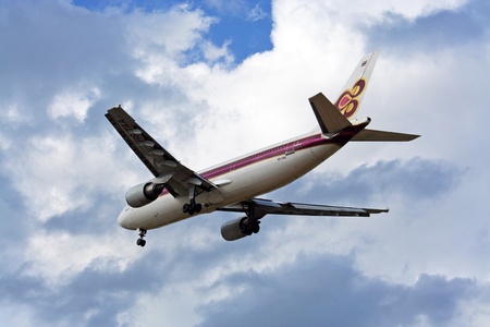 thaiairway airbus a300-600  hs-taaのeditorial素材
