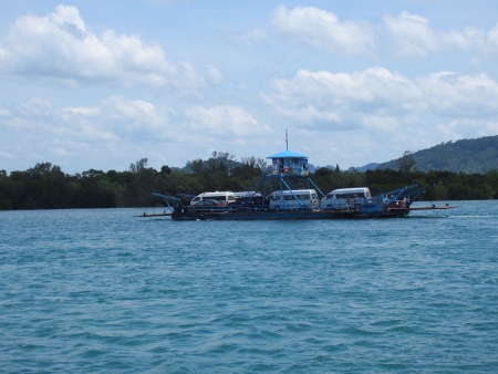 Lanta ferry, ferry between krabi and lanta islandのeditorial素材