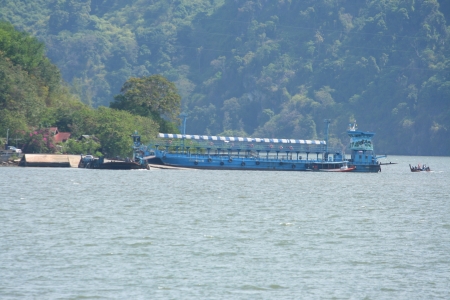 Lanta ferry, ferry between krabi and lanta islandのeditorial素材