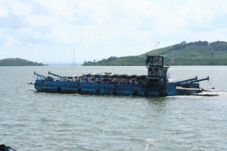 Lanta ferry, ferry between krabi and lanta islandのeditorial素材