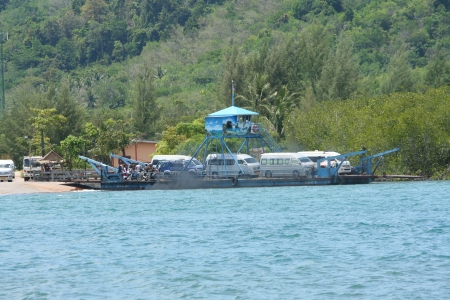 Lanta ferry, ferry between krabi and lanta islandのeditorial素材