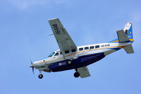  Cessna Grand Caravan 208B of Kanair ,hs-kab landing to chiangmai airport, flight from Mae hong son.