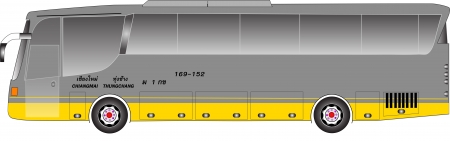Bus graphic scania irizar bodyのイラスト素材