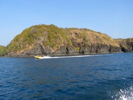 Beautiful sea near hay island, phuket thailand       の写真素材