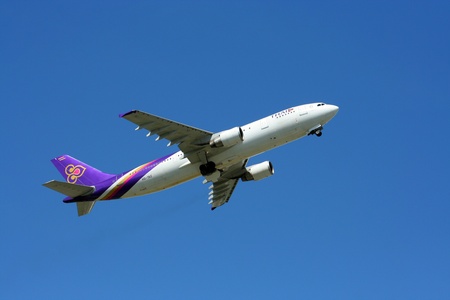 Thaiairway airbus a300-600  HS-TAZのeditorial素材