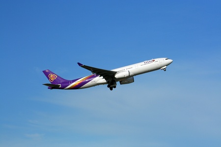 Thaiairway airbus a300-600  HS-TENのeditorial素材