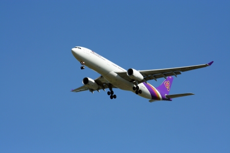 Thaiairway airbus a300-600  HS-TENのeditorial素材