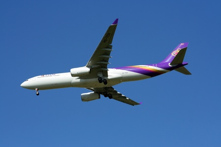 Thaiairway airbus a300-600  HS-TENのeditorial素材