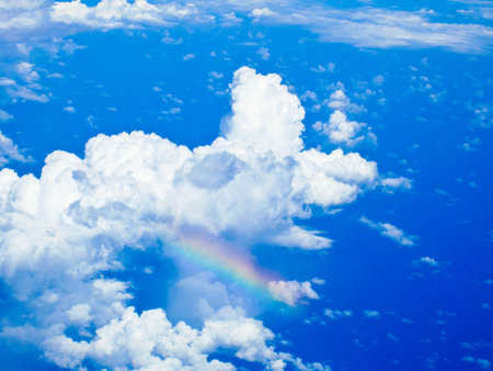 cloud with blue sky