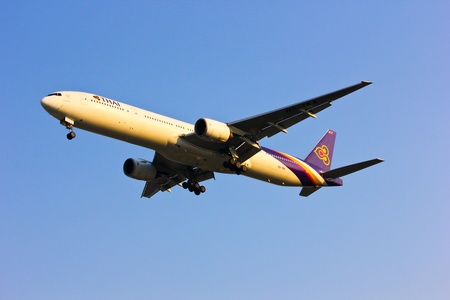 Boeing 777-300, Thaiairwayのeditorial素材
