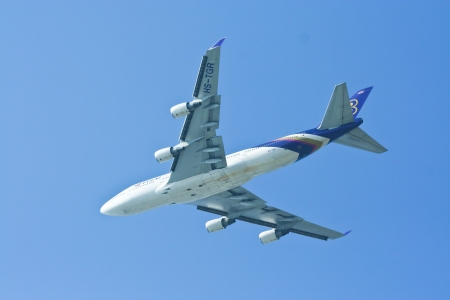 thaiairway boeing 747-400のeditorial素材