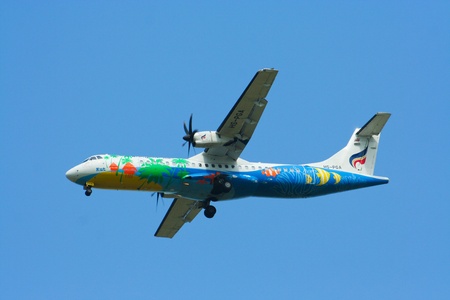 HS-PGA  ATR72-200 BANGKOKAIRWAYのeditorial素材