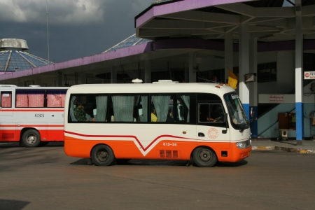 &#3642;Bus, Van routh chiangmai and pai or Mae hong sonのeditorial素材