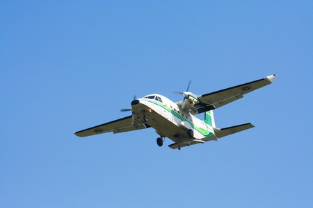 CASA C 212 Aviocar of rain making and Agricultural Aviation,Thailand. Photo from Chiangmai airport.のeditorial素材