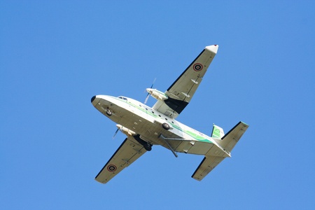 CASA C 212 Aviocar of rain making and Agricultural Aviation,Thailand. Photo from Chiangmai airport.のeditorial素材