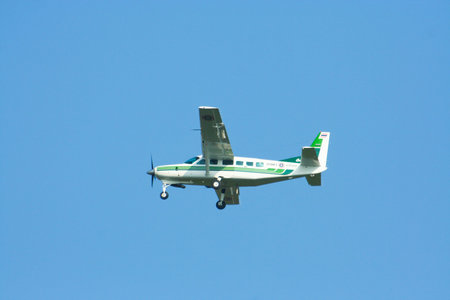 Cessna 208 Caravan of rain making and Agricultural Aviation, Thailand. Photo from Chiangmai airport.