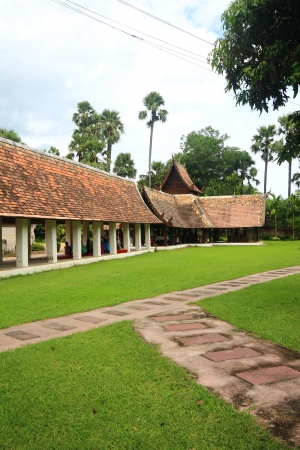 Chiangmai temple, Lanna thai  north thailand architecture, Wat ton kwan, chiangmai, thailandの写真素材