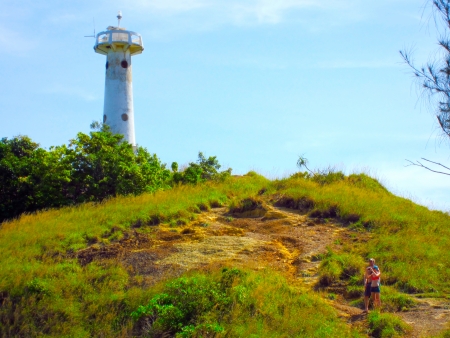 Lighthouse at Lanta island, Lanta , Krabi, Thailandのeditorial素材