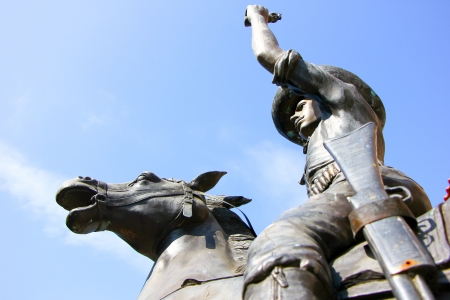 Cowboy statueのeditorial素材