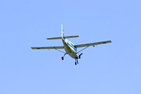 CHIANGMAI , THAILAND - SEPTEMBER 8 2014: Cessna 208 Caravan no.1915 of KASET, Bureau of Royal...